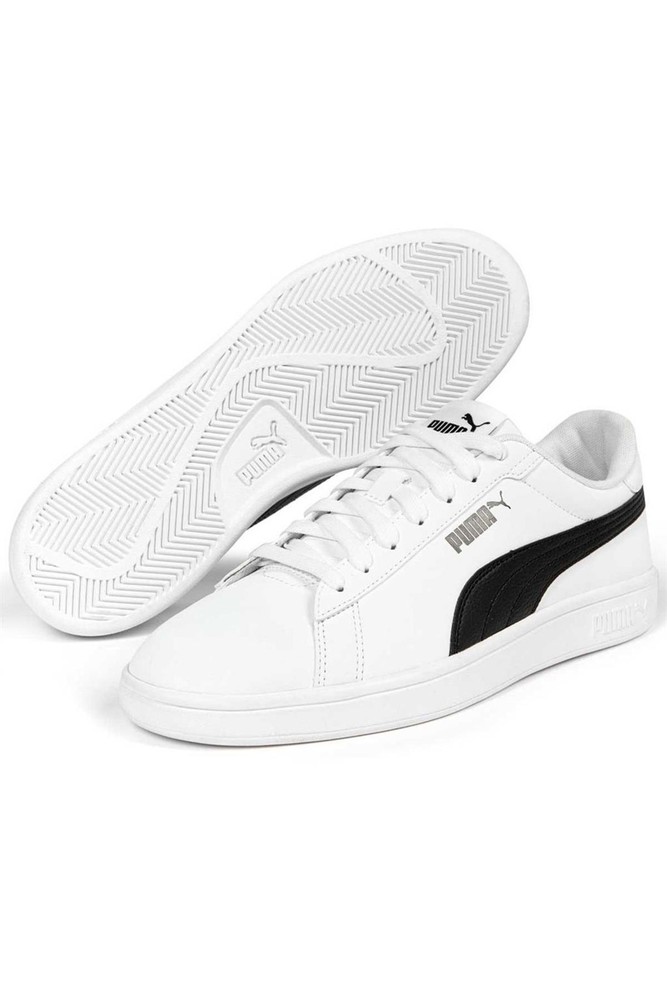 392336-08 کفش Puma پوما یونیسکس Smash 3.0 Buck سفید-مشکی اورجینال