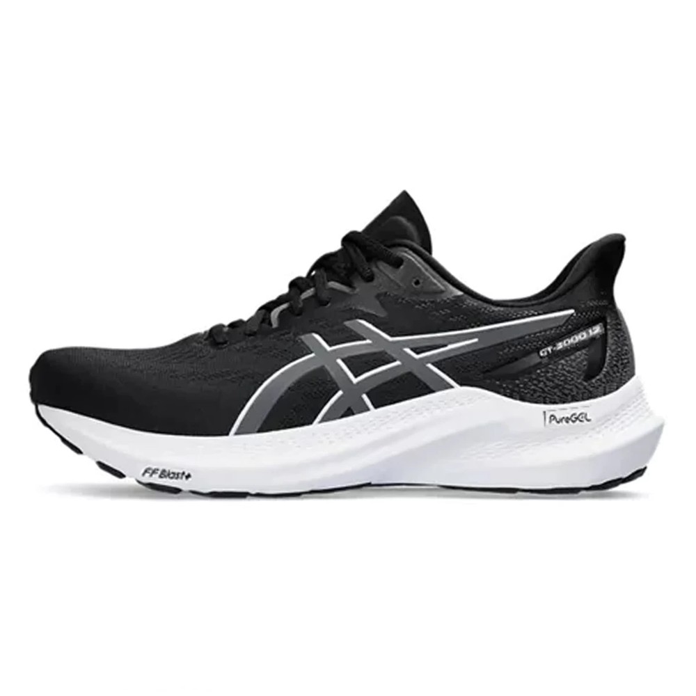 کتانی مردانه اسیکس Asics GT-2000 12 Black White