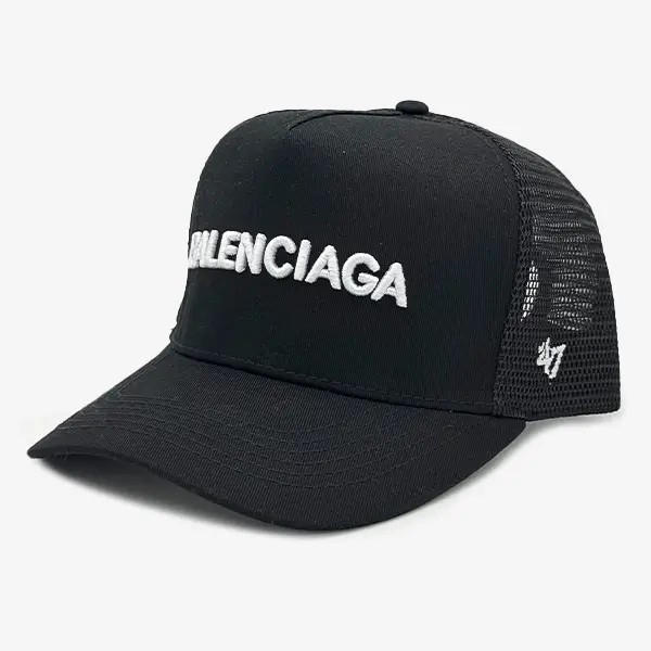 کلاه کتان بالنسیاگا برند 47 رنگ مشکی Balenciaga Hat