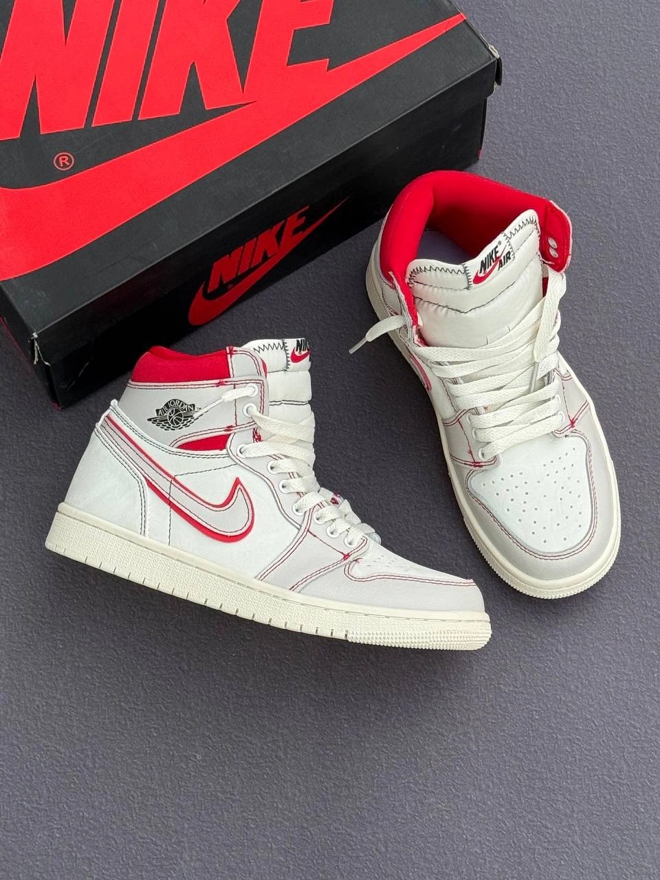 Jordan 1 High Phantom Red ایرجردن 1 ردفانتوم