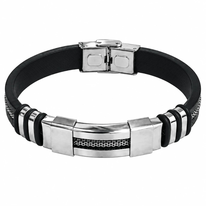دستبند مردانه اونیکس استیل (Onyx Steel)