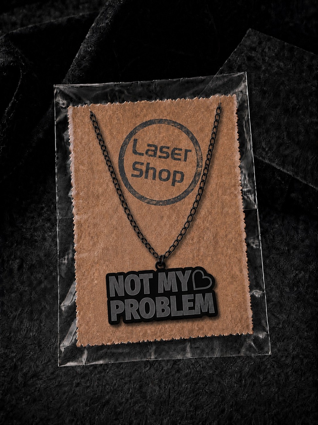 آویز آینه ماشین طرح Not My problem