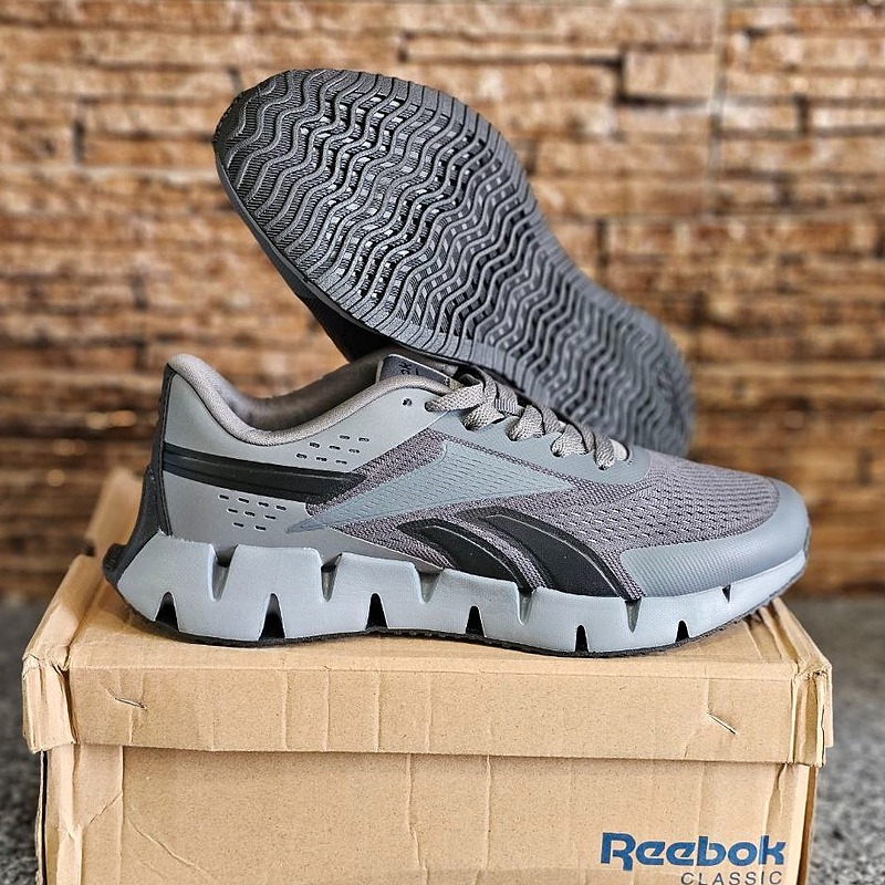 کفش (کتونی) مردانه ریبوک Reebok Zig Dynamica طوسی