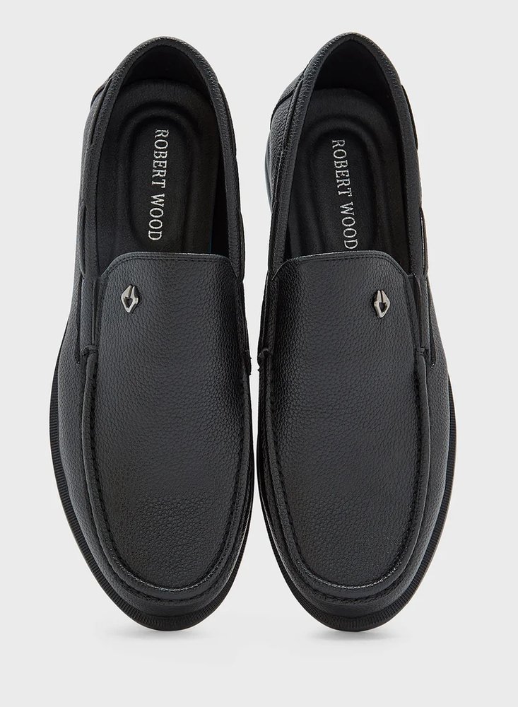 Robert Wood – Robert Wood Black Formal Loafers for Men | Best Price UAE