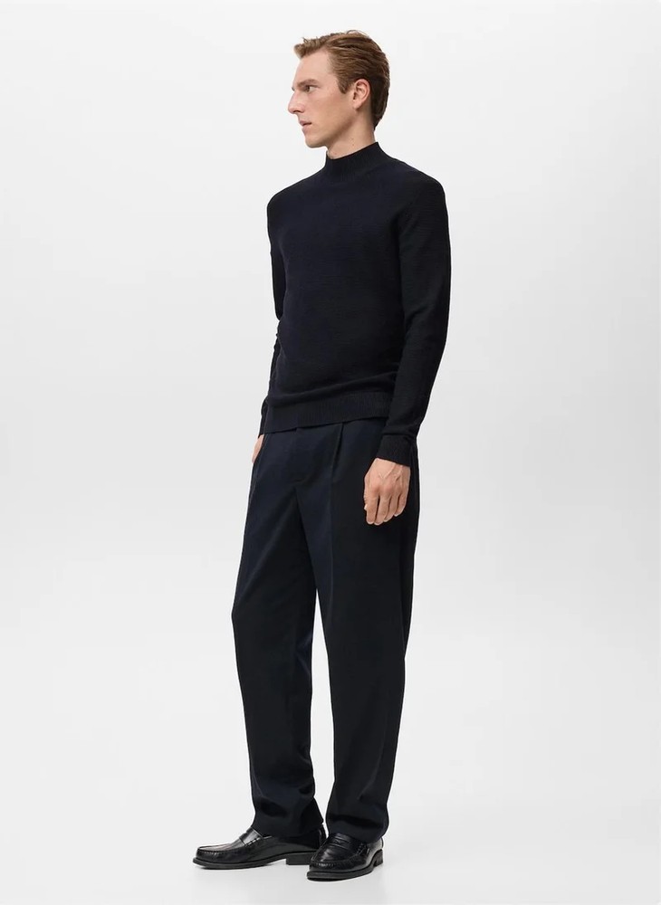 Mango Man – Mango Man Structured perkins-neck sweater for Men | Best Price UAE
