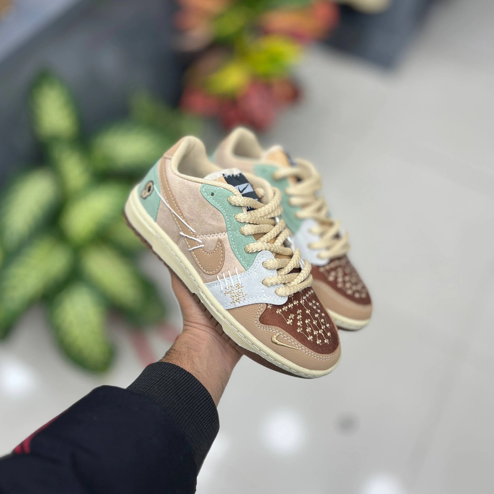 کتونی نایک جردن وان وودو nike air jordan 1 voodoo کد 455