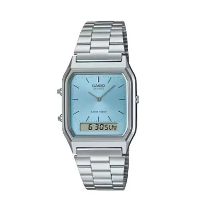 عکس ساعت مچی مردانه زنانه کاسیو (CASIO) جنرال مدل AQ-230A-2A1MQYDF