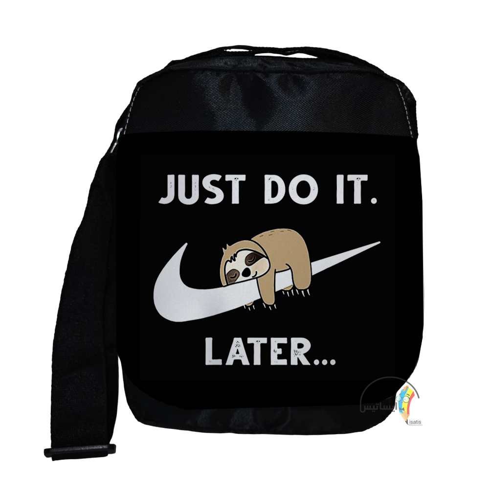 کیف دوشی سایز بزرگ طرح فقط انجامش بده مدل just do it کد A1