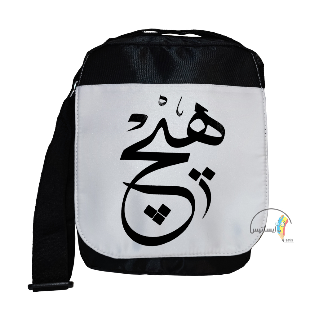 کیف دوشی سایز بزرگ طرح هیچ مدل تایپوگرافی کد A1