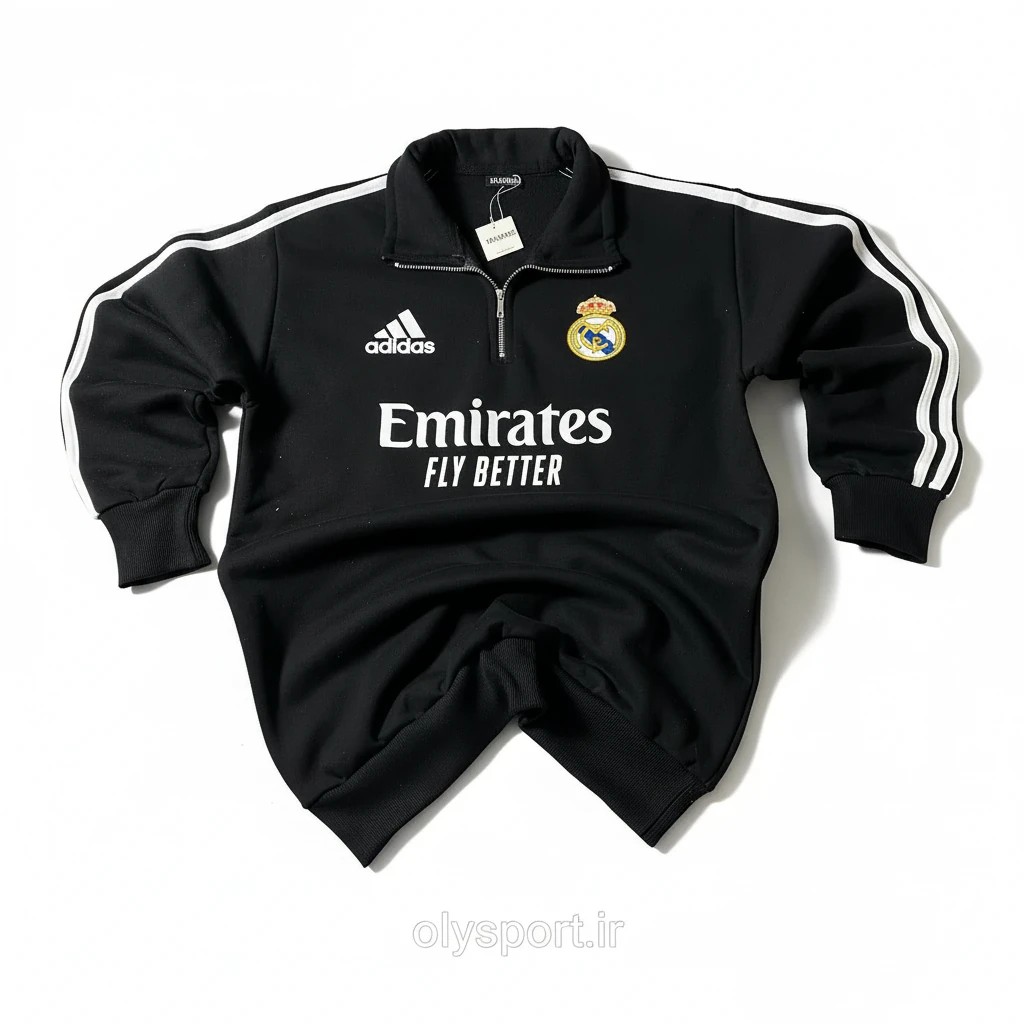 دورس نیم زیپ Real Madrid سه نخ