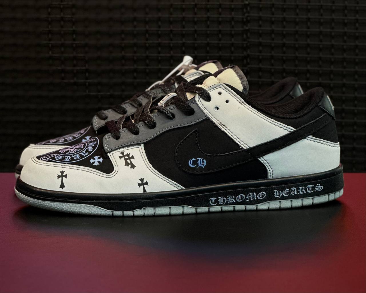 نایک دانک لو مشکی سفید NIKE SB DUNK LOW BLACK WHITE