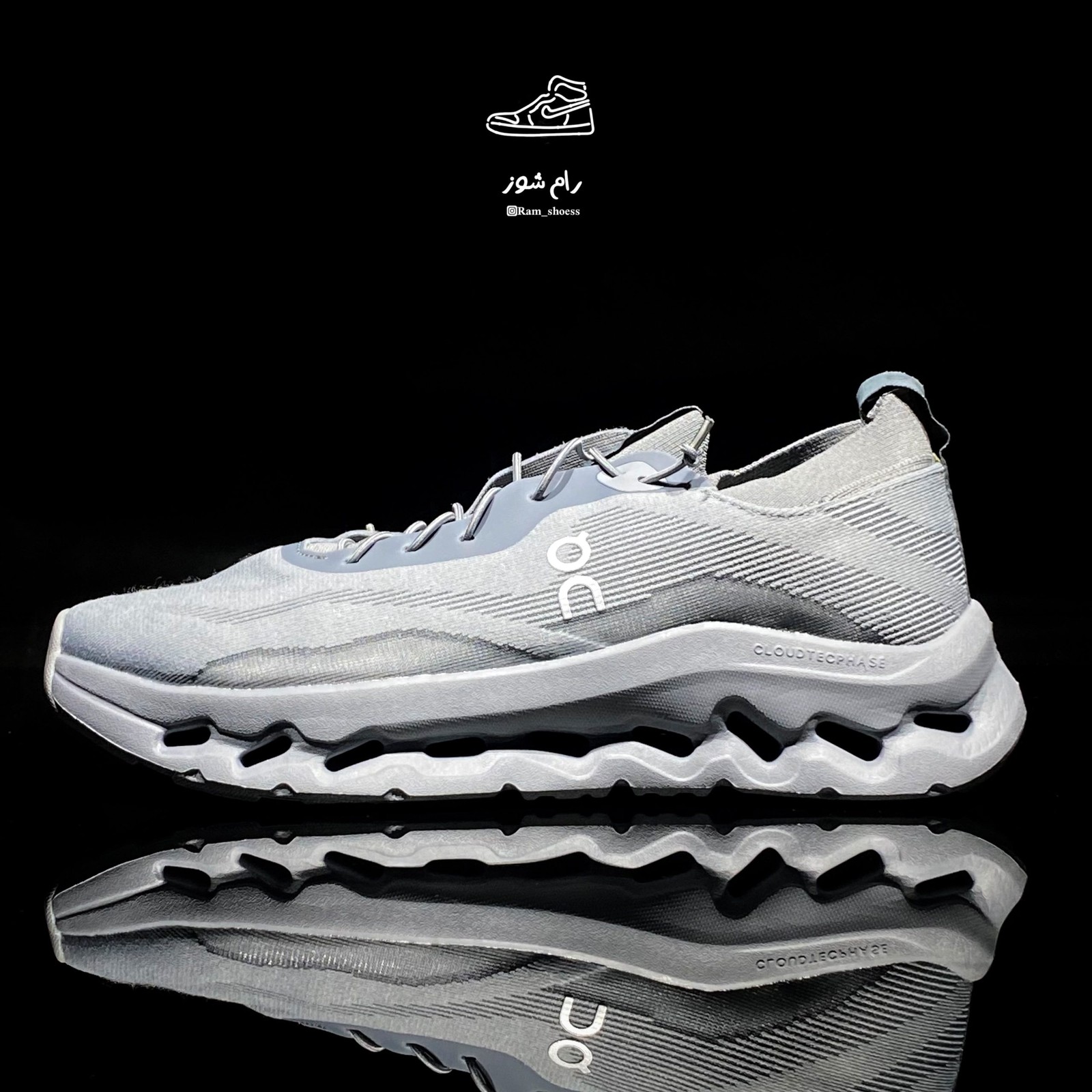 کتونیOn X Loewe Cloudtilt Grey کد 1416