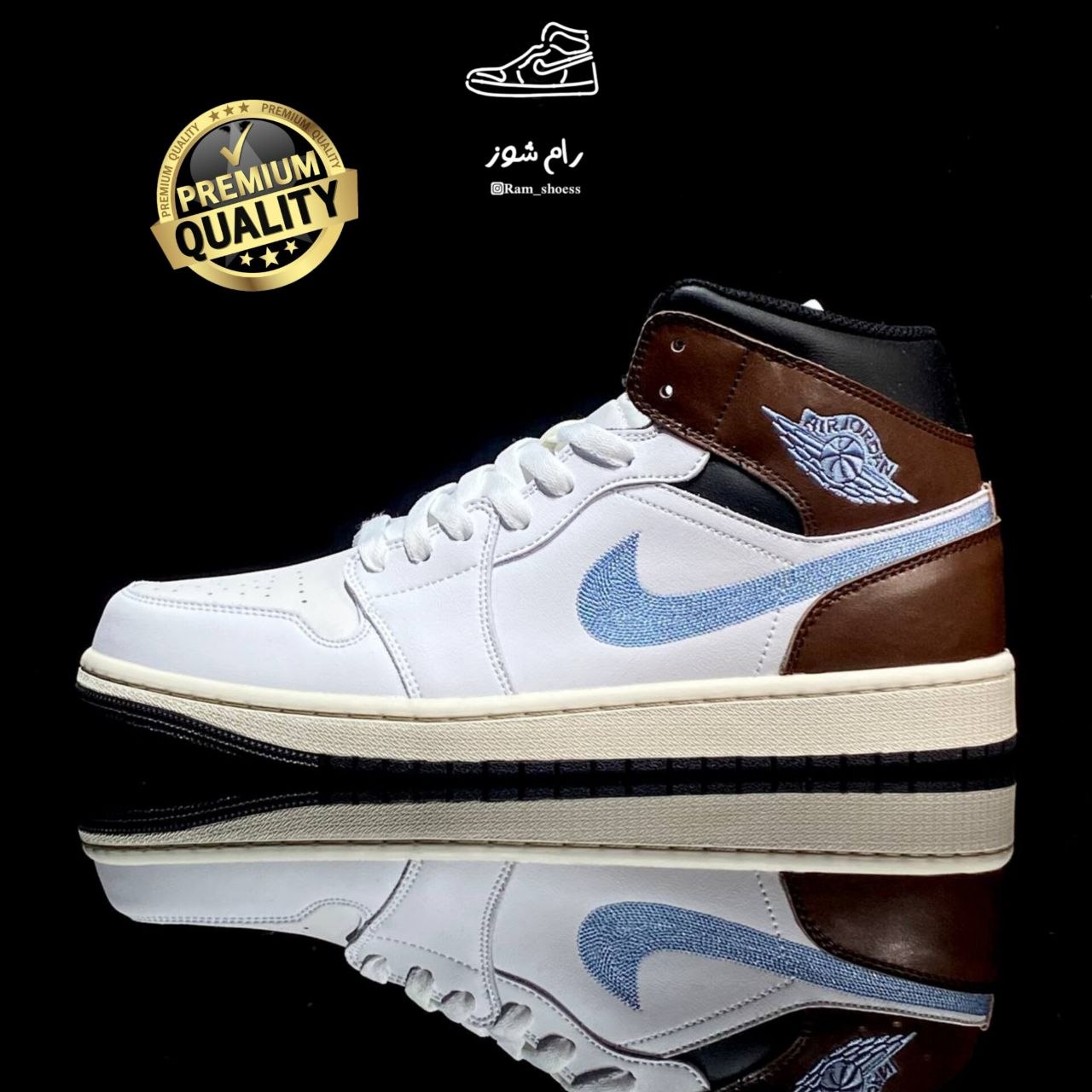 کتونی Jordan Air Jordan 1mocha unc کد 1435