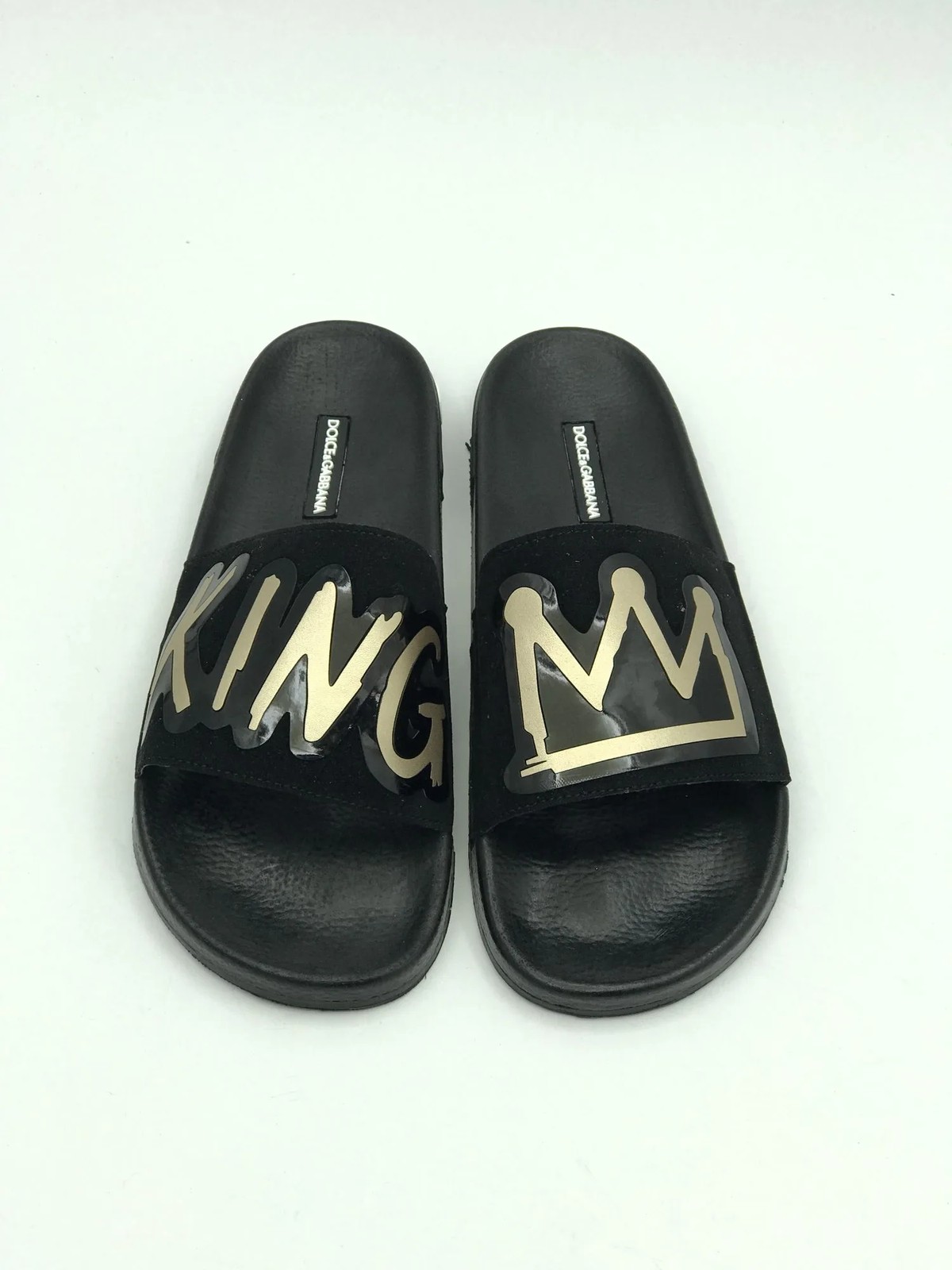 کد 1600 صندل دولچه گابانا dolce & gabbana کینگ KING مشکی طلایی