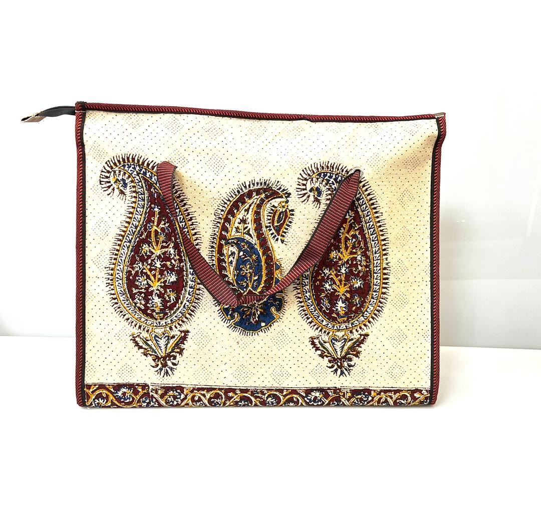 کیف پارچه قلمکاری کوچیک