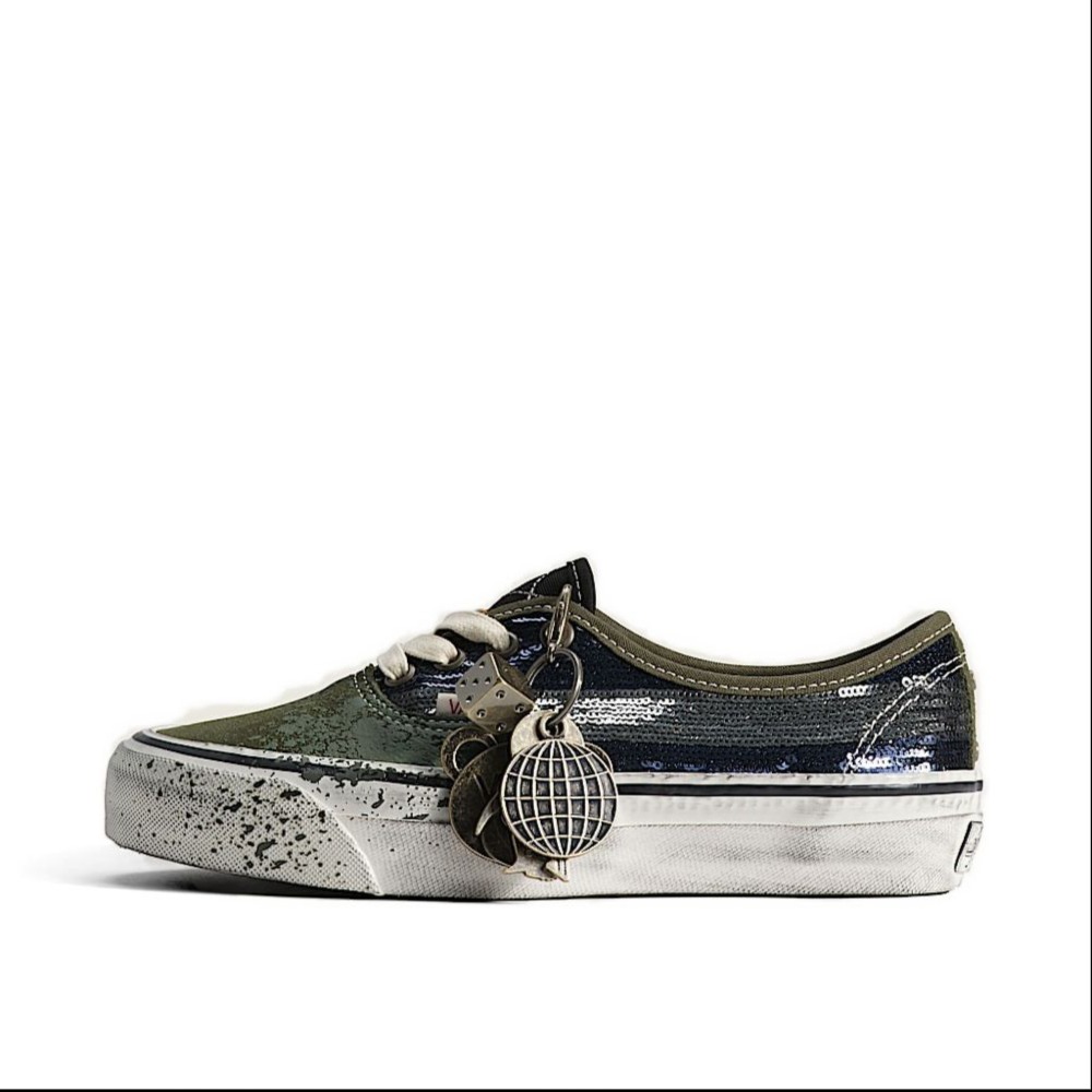 ونس آتنتیک/ Vans authentic noirfonce green