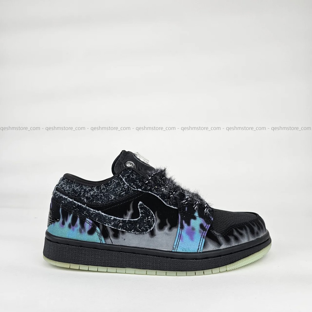 کتونی ایر جردن 1 هالووین فورتون فلای آتشينAir Jordan 1 کد 465