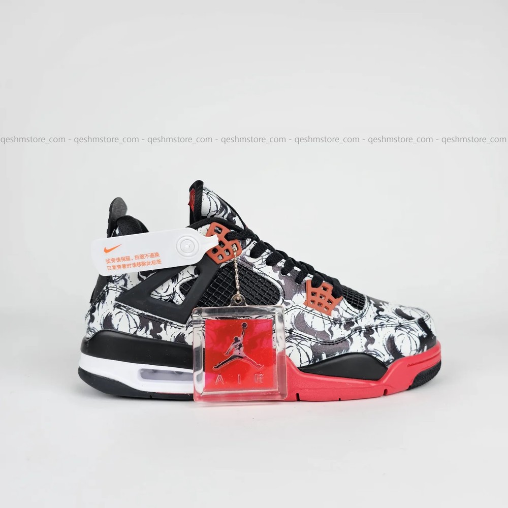 کتانی ایرجردن 4 رترو تتو بلک Air Jordan 4 retro tattoo کد 208