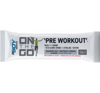 مکمل قبل از تمرین با طعم میوه جنگلیon the go 15g(preworkout)