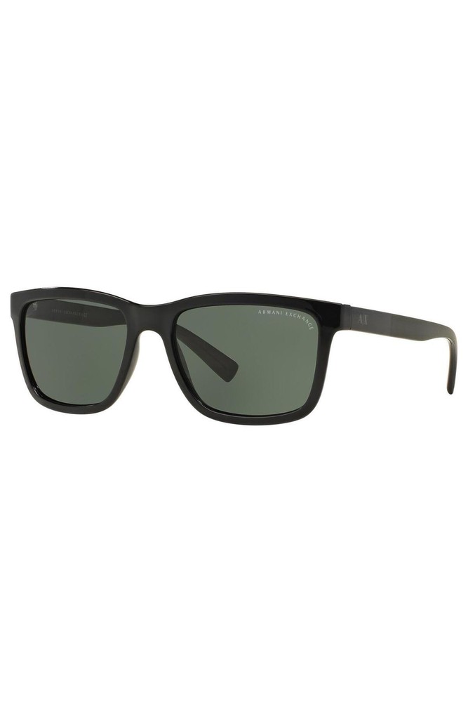 عینک آفتابی مردانه آرمانی اکسچنج مشکی Dikdörtgen | ARMANİ EXCHANGE 4045S 8178/71 56 Armani Exchange BR