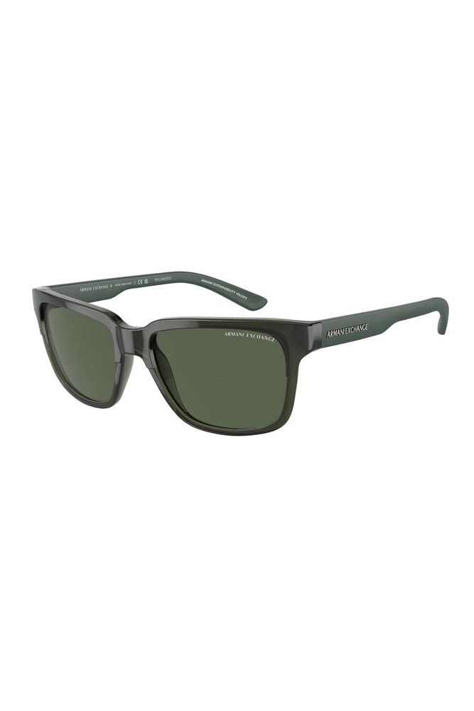 عینک آفتابی مردانه آرمانی اکسچنج مشکی Dikdörtgen | Armani Exchange AX4026S 83419A5 Armani Exchange IT