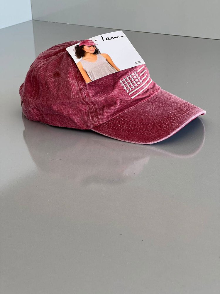 اینترنتی کلاه کپ دخترانه مدل Vintage American از برند I am 🧢