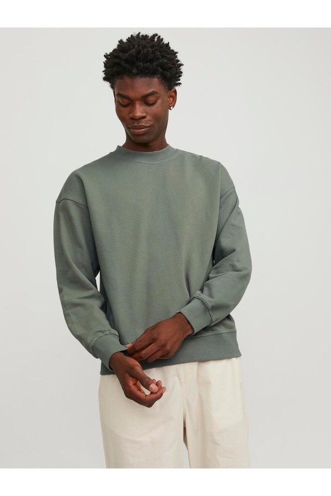 سویشرت مردانه جک اند جونز بیسیک سبز | J&J 12251330 Jack & Jones