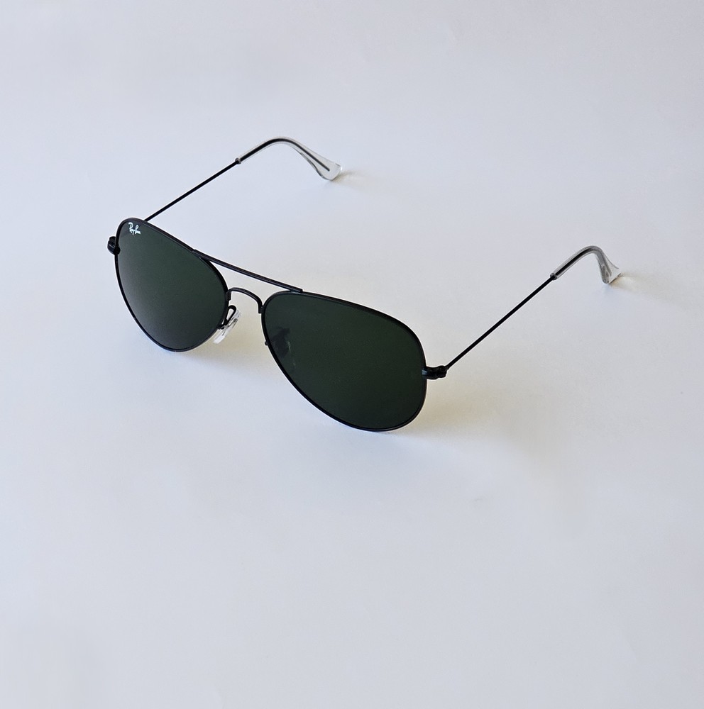 عینک آفتابی ری‌بن خلبانی کلاسیک (ساخت آمریکا – B&L) – Ray-Ban Bausch & Lomb Aviator Classic Black USA