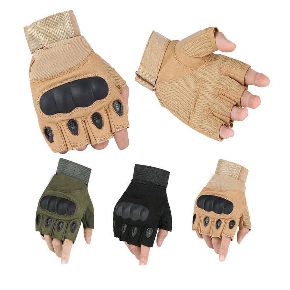 دستکش کوهنوردی اوکلی نیم انگشت ( تاکتیکال نیم پنجه) Oakley half-finger gloves دستکش فنی نیم انگشتی OAKLEY