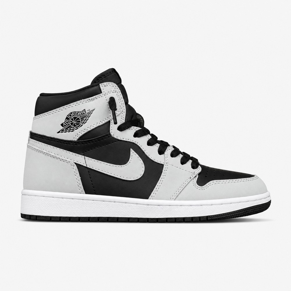 کتونی جردن وان ساقدار مشکی طوسی شدو Air Jordan Retro High Shadow 2.0