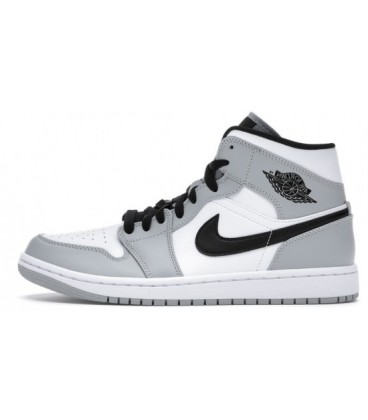 کفش پیاده روی زنانه نایک جردن ساقدار Nike Air Jordan 1 Mid Light Smoke Grey
