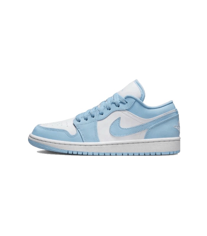 کفش پیاده روی نایک جردن وان طرح اصلی Nike Jordan One Low Aluminium Ice Blue