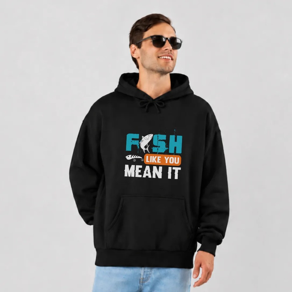 هودی ماهیگیری طرح Fish Like You Mean It کد 6821