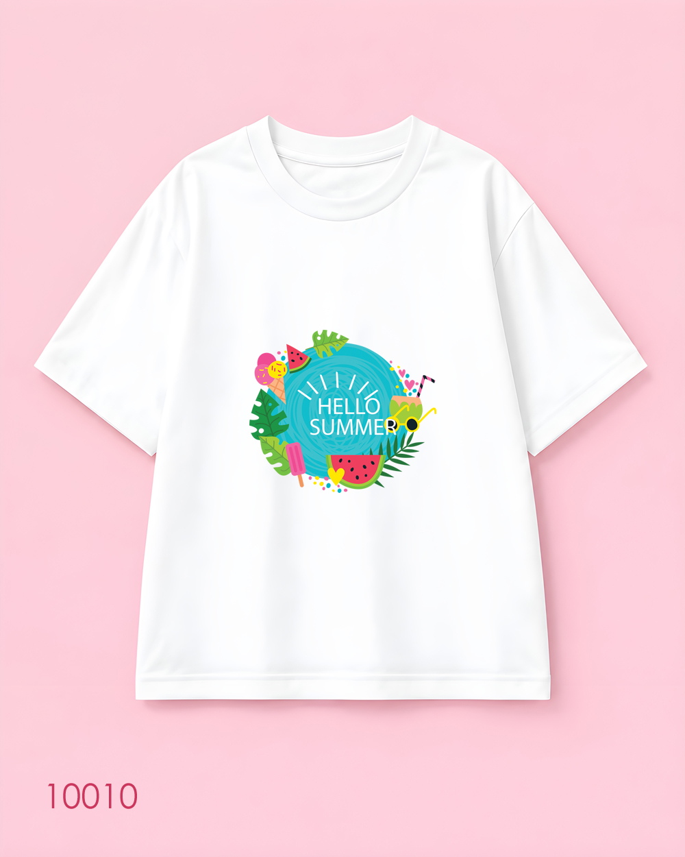 اورسایز طرح Hello Summer استوایی