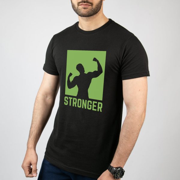 تیشرت طرح Green Stronger کد SF005