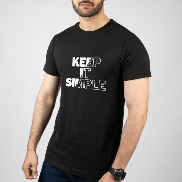 تیشرت طرح نوشته Keep It Simple کد T052