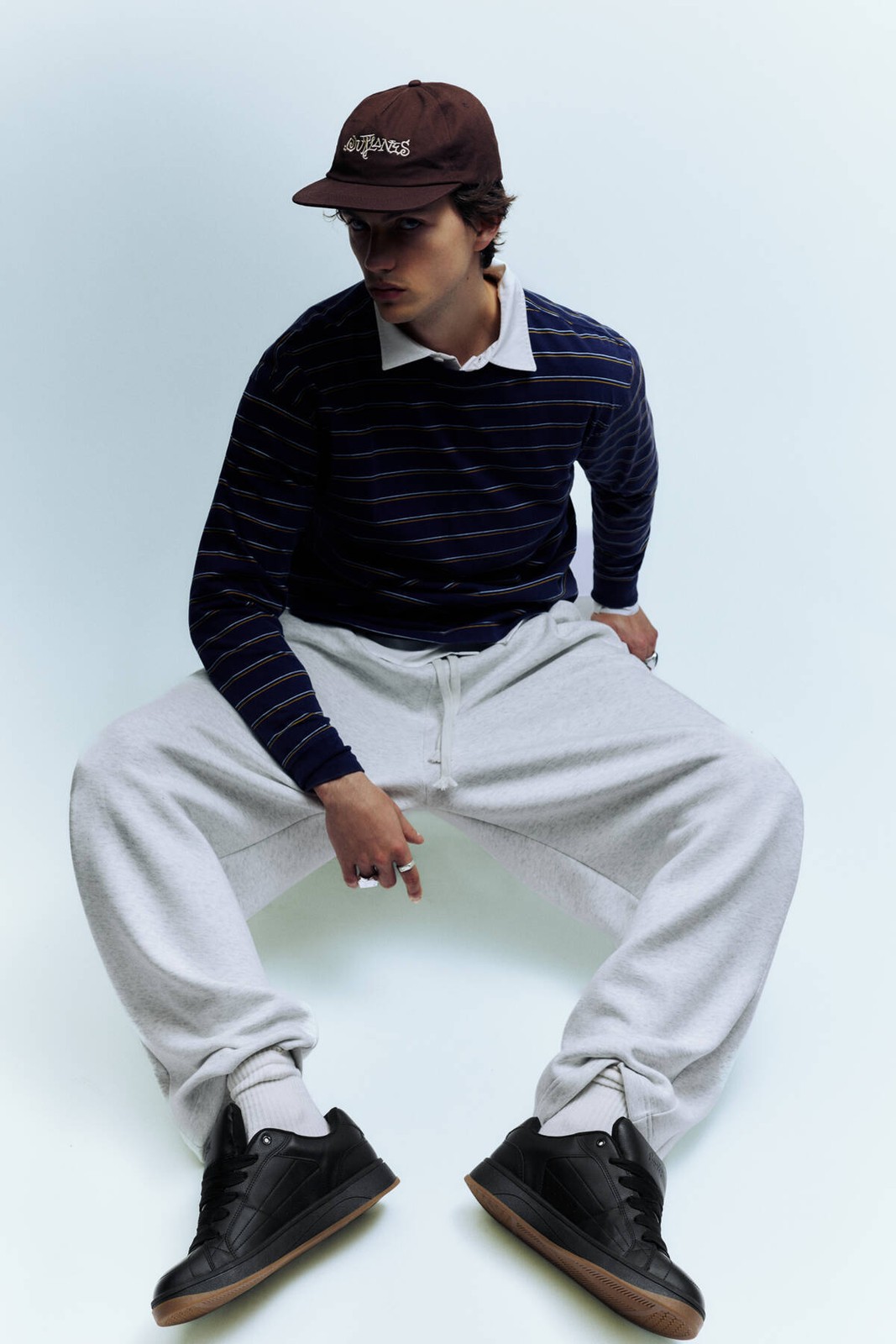 کفش ورزشی اسکیت STWD با کفی ضخیم | Pull & Bear | اورجینال