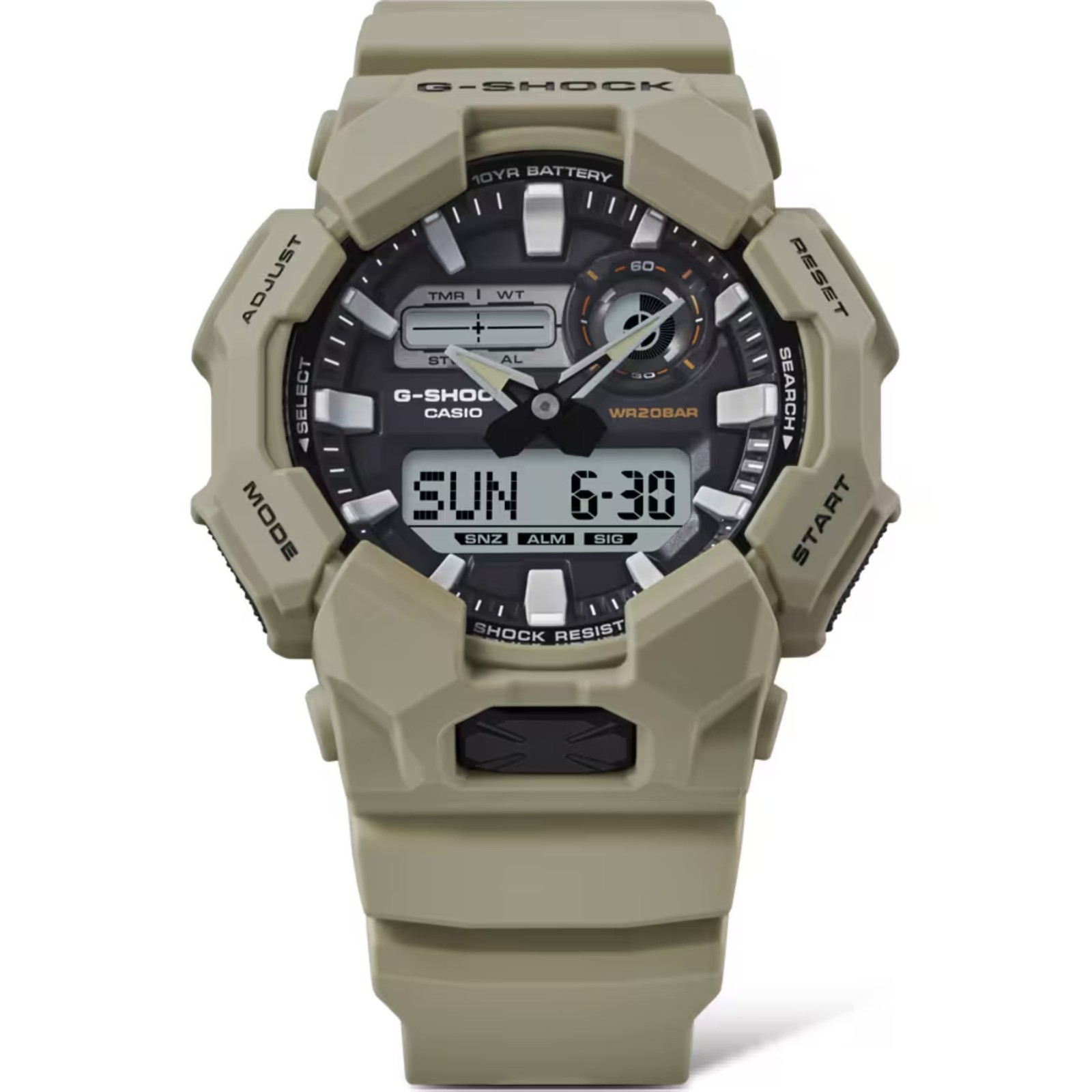 ساعت مچی مردانه کاسیو G SHOCK مدل GA 010 5ADR