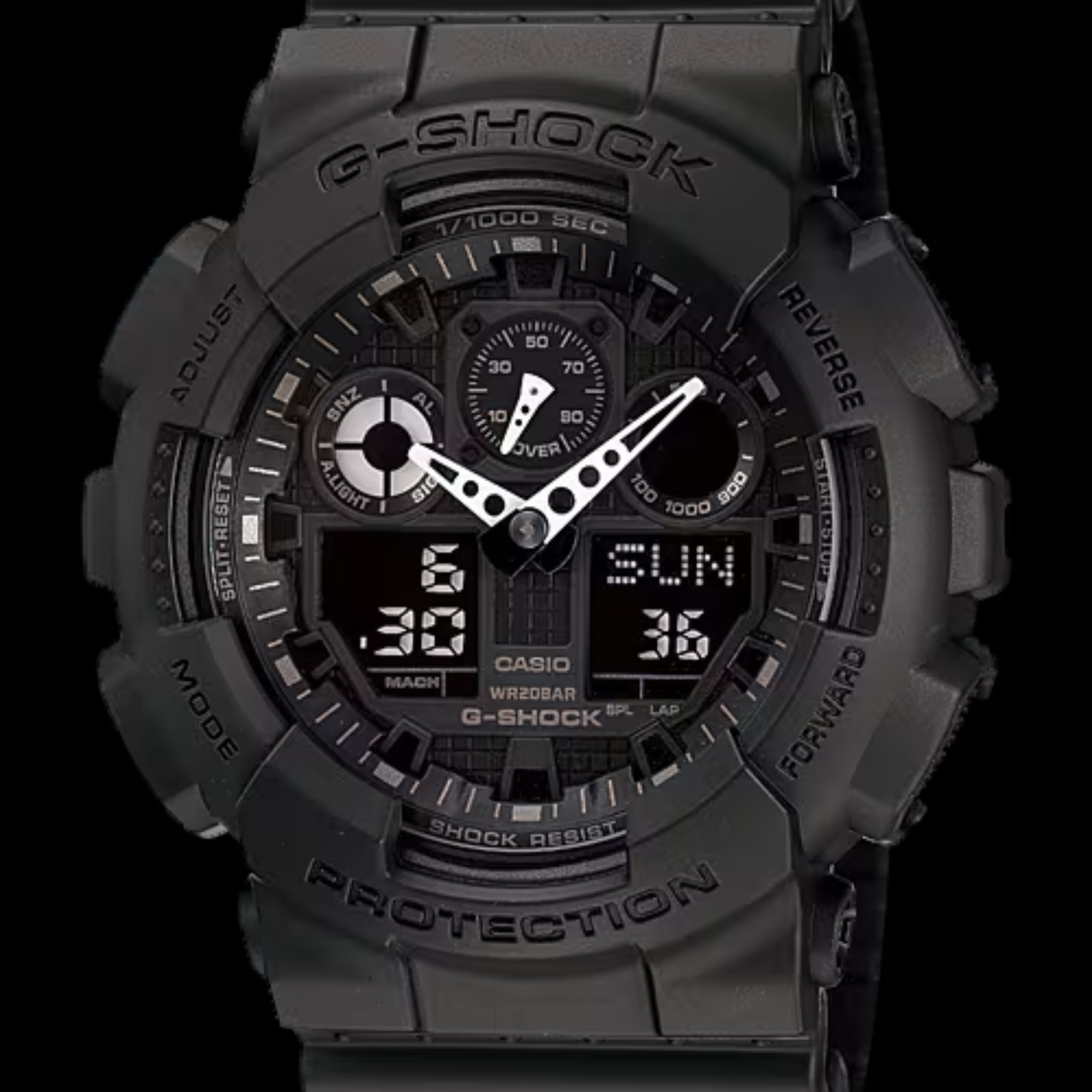 ساعت مچی G SHOCK کاسیو مدل CASIO GA 100 1A1