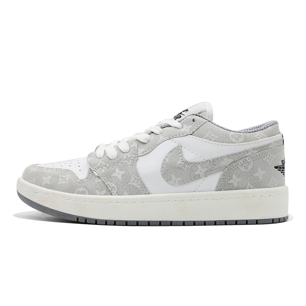 کتانی نایک سفید طوسی Nike Air Jordan