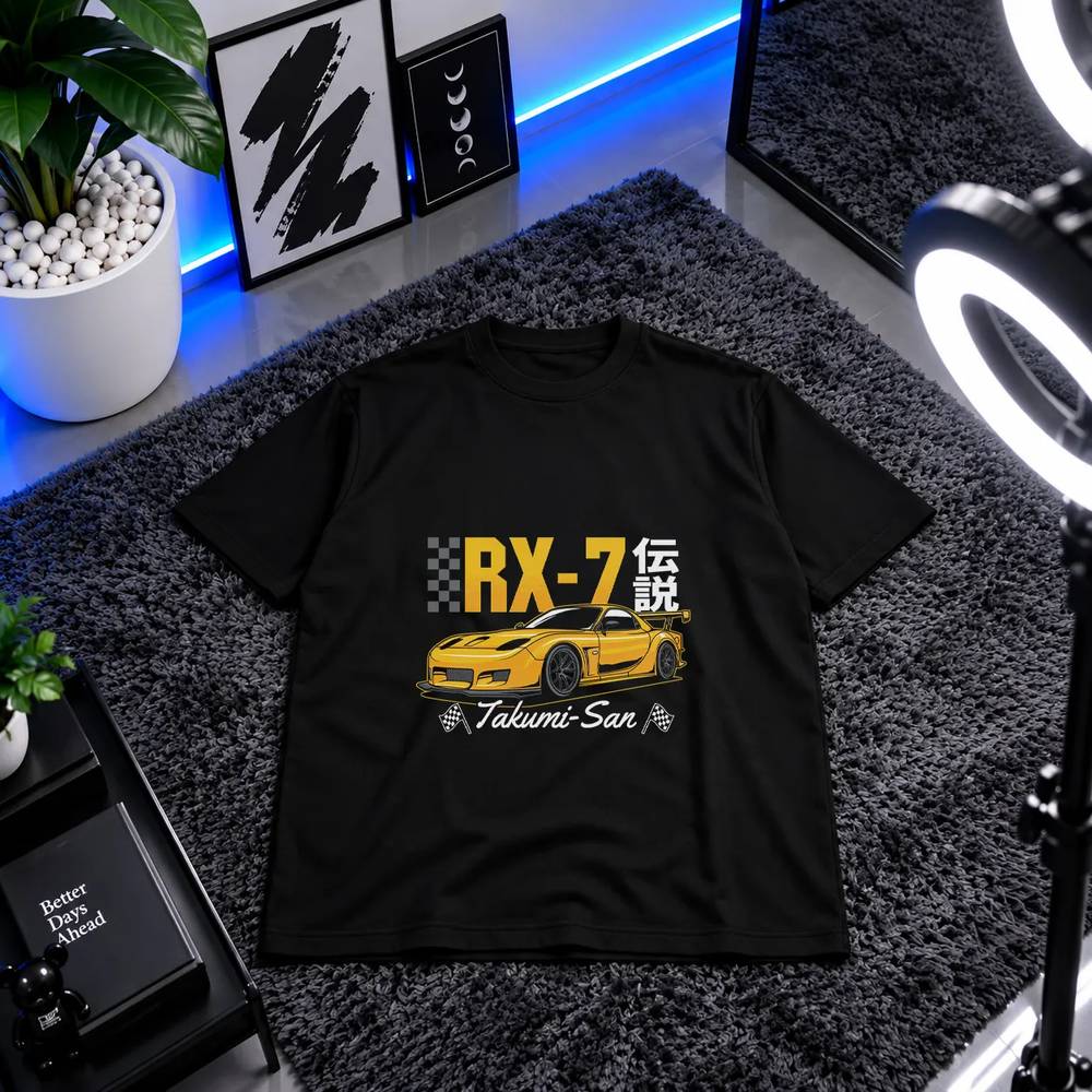تیشرت مزدا RX-7 طرح Takumi-San کد 970