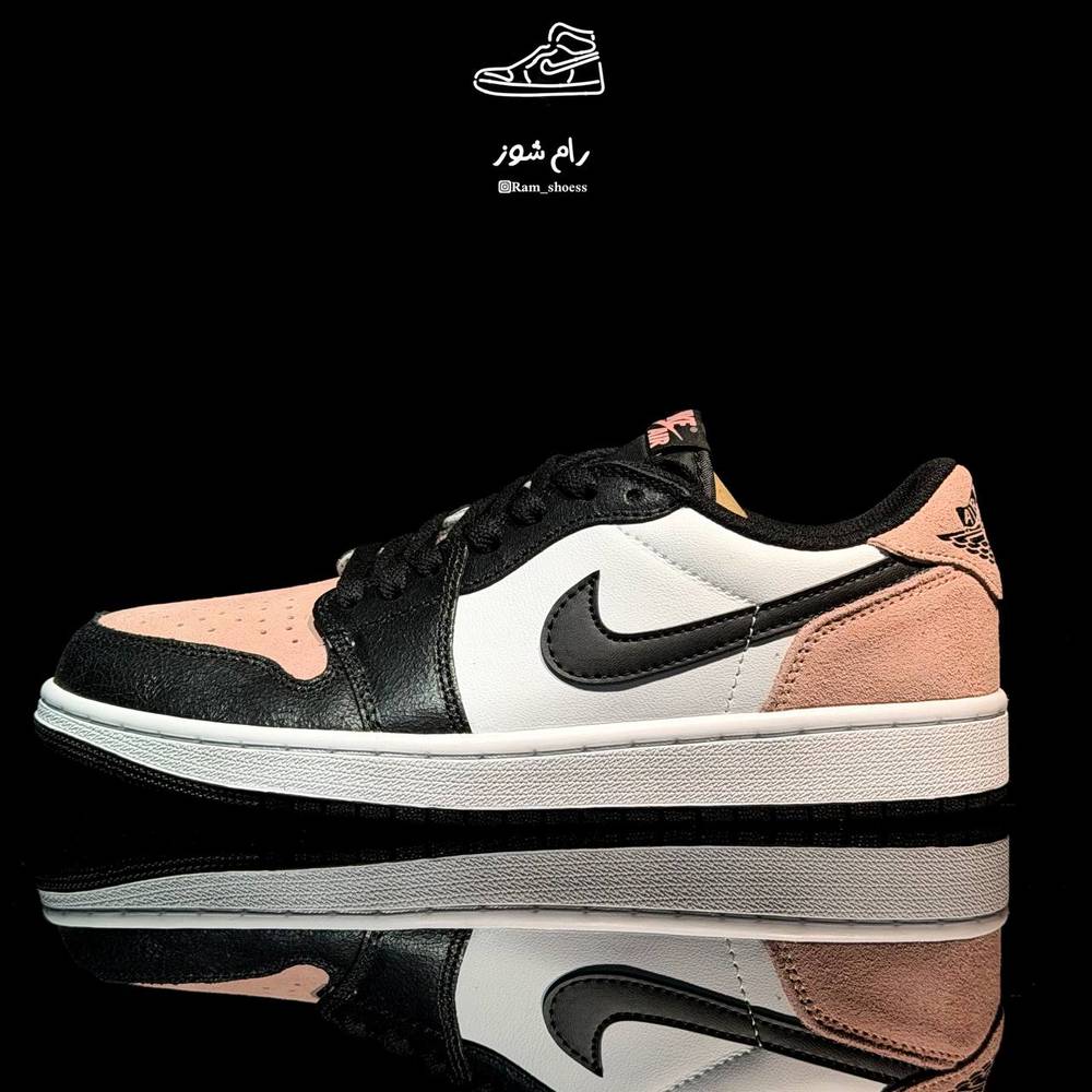 کتونی air jordan one pink کد 1496
