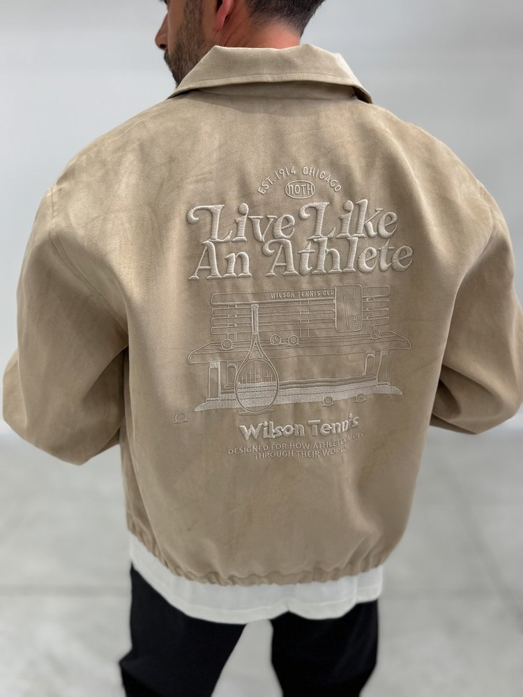 کت مردانه جیر کرم Live Like An Athlete