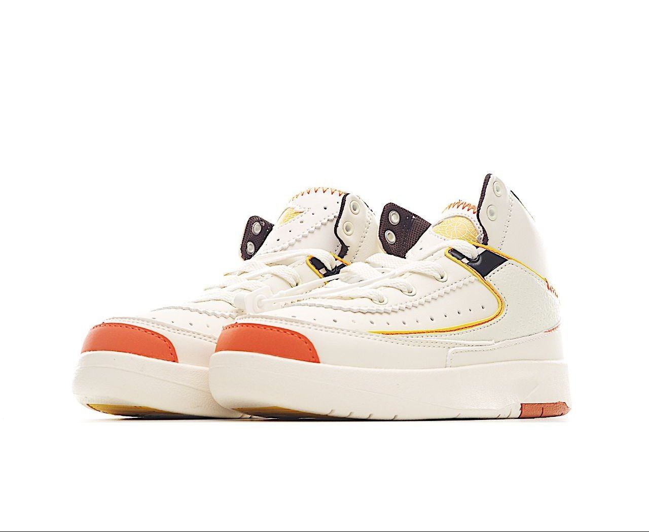 کتونی بچه گانه نایک ایر جردن ۲ شیکاگو کرمی Nike air jordan 2 Chicago