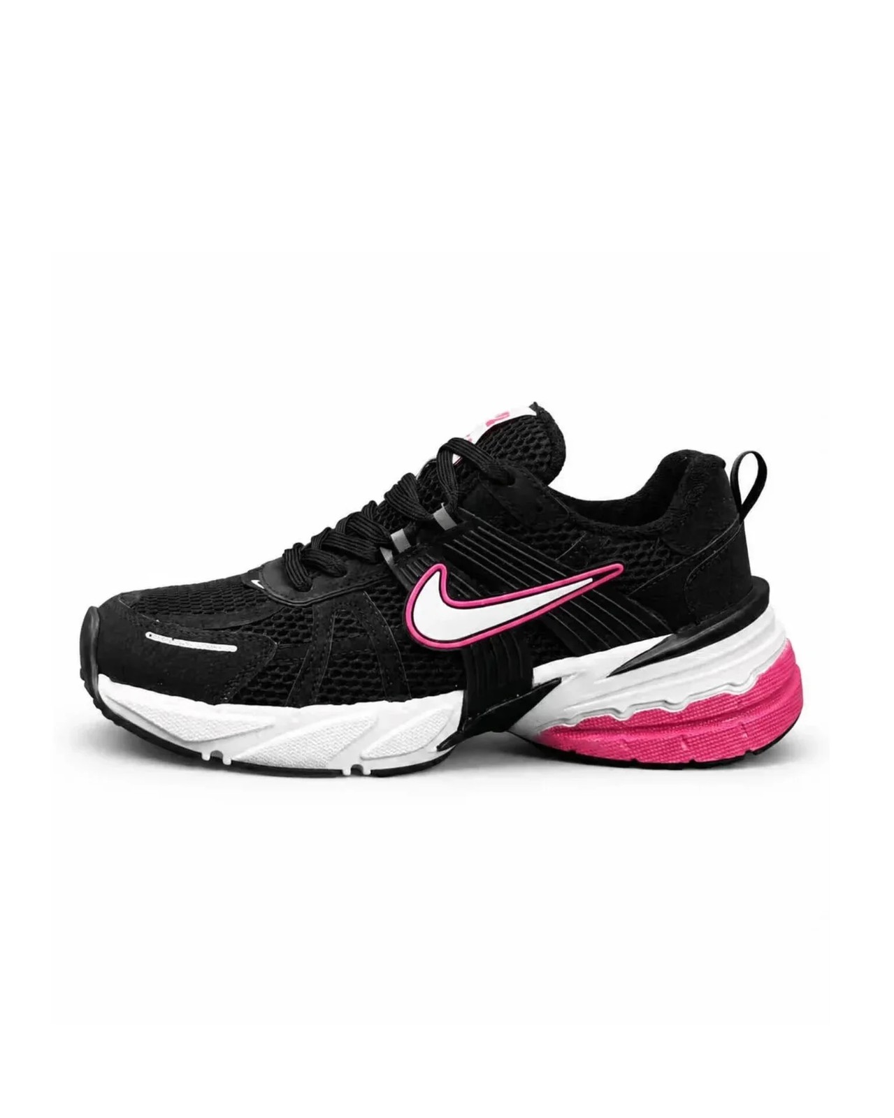 کفش کتانی زنانه نایکی v2k مشکی صورتی Nike V2k
