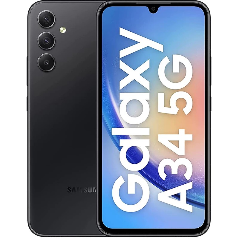 گوشی موبایل سامسونگ مدل Galaxy A34 5G دو سیم کارت ظرفیت 128 گیگابایت و رم 6 گیگابایت (ویتنام) Samsung Galaxy A34 5G Dual SIM 128GB, 6GB Ram Vietnam Mobile Phone