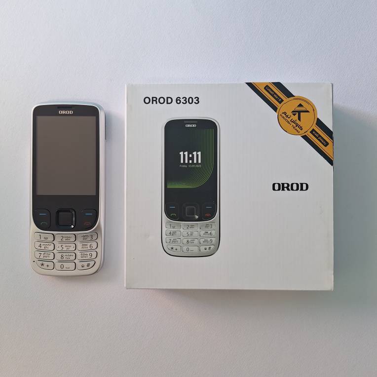 گوشی ساده OROD 6303 با گارانتی ۱۸ماهه
