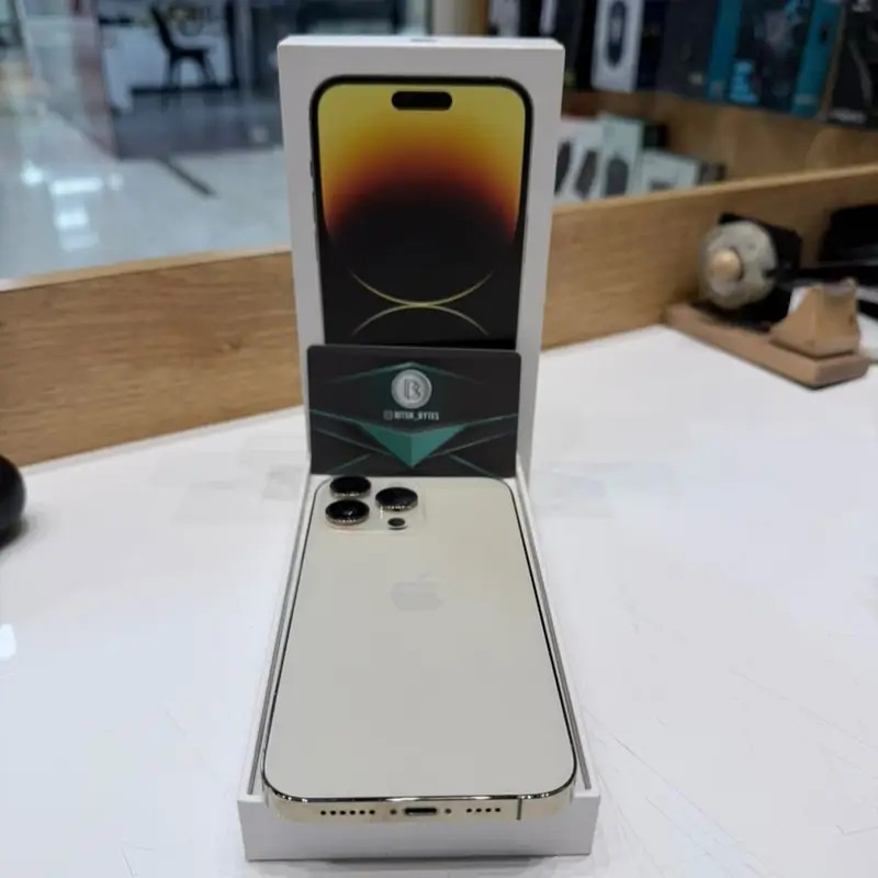 گوشی iPhone 14 Pro Max ZA/A طلایی کارکرده حافظه 256 گیگابایت – رجیستری شرکتی