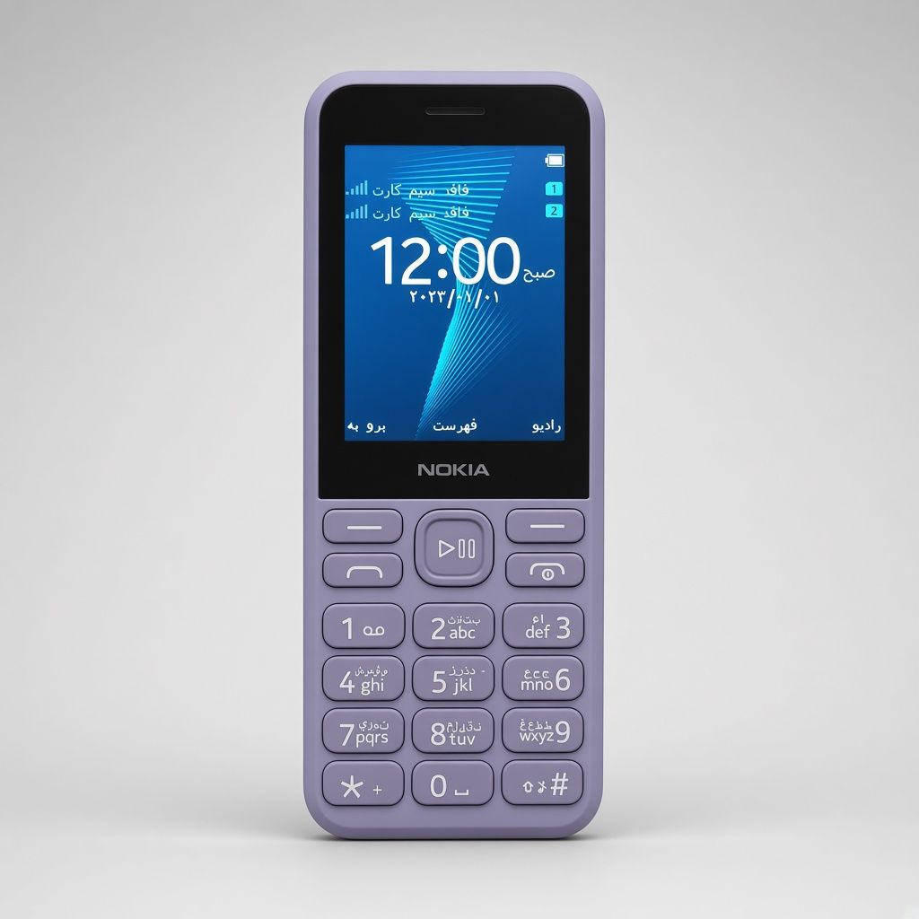 گوشی ساده باکیفیت نوکیا مدل Nokia 130 2023 دو سیم کارت رم خور (7 روز گارانتی سلامت تست و تعویض)