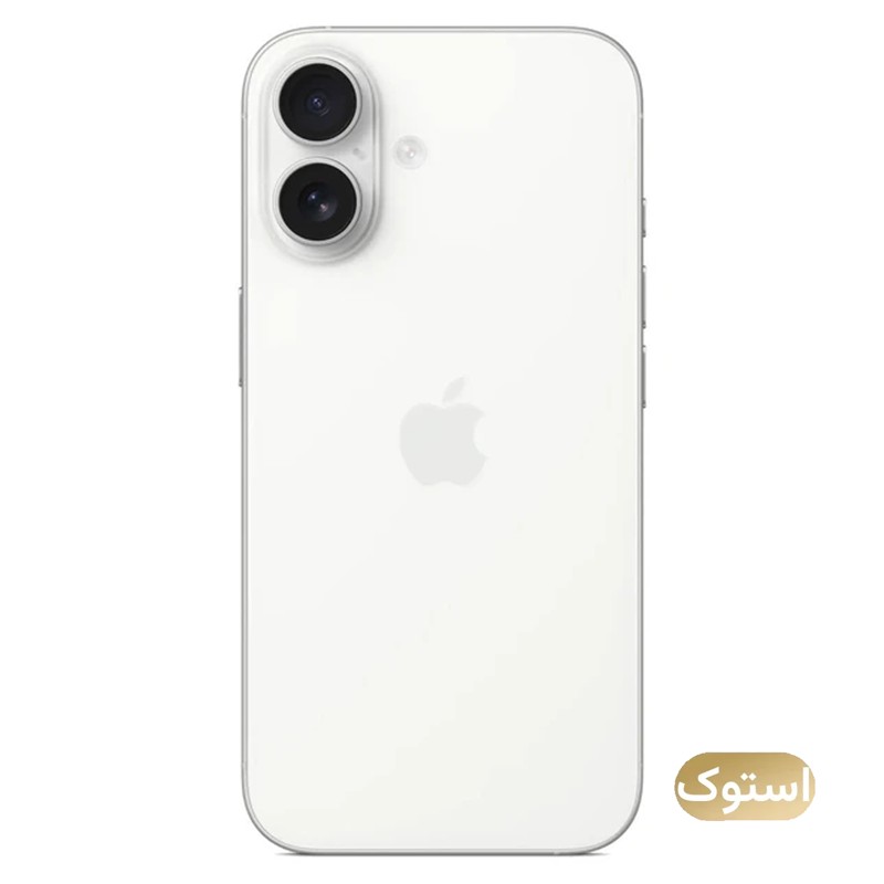 گوشی موبایل استوک اپل مدل iPhone 16 CH/A 8GB 128GB - سفید